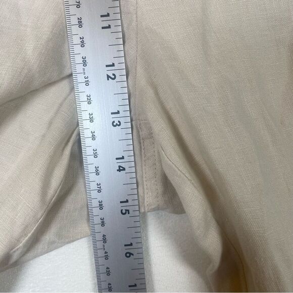 Quince New With Tags 100% Linen Wide Leg Pants Size XL - Picture 9 of 11